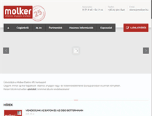 Tablet Screenshot of molker.hu